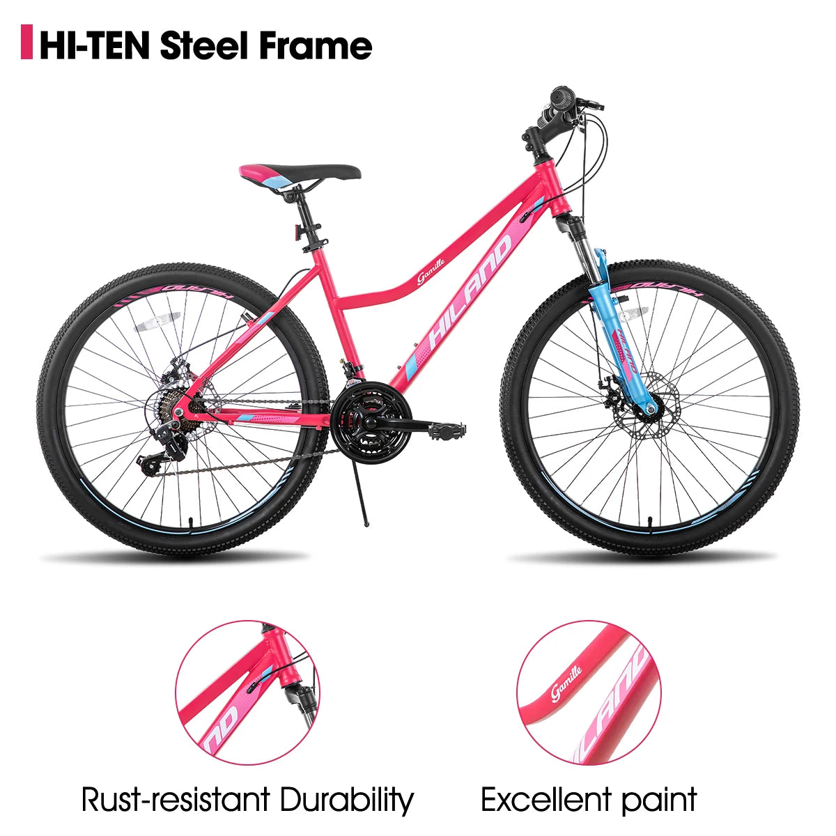 Hiland 26 Inch Women's Mountain Bike