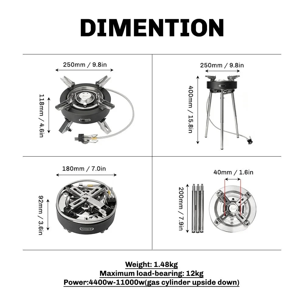 Fire Maple Saturn X 11000W High-Power Gas Stove