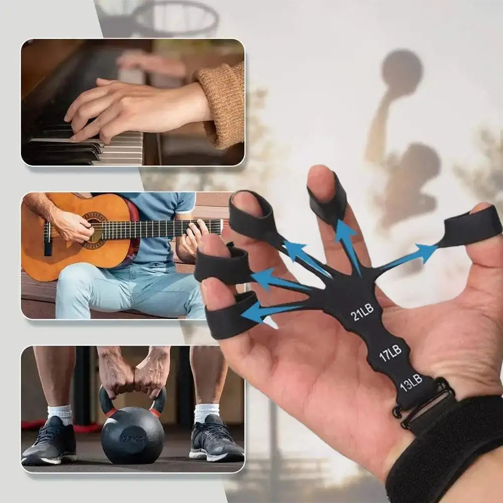 Training & Exercise 6 Resistance Finger Grip Hand Expander