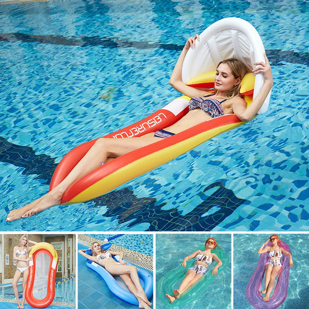 Inflatable Foldable Floating Water Hammock