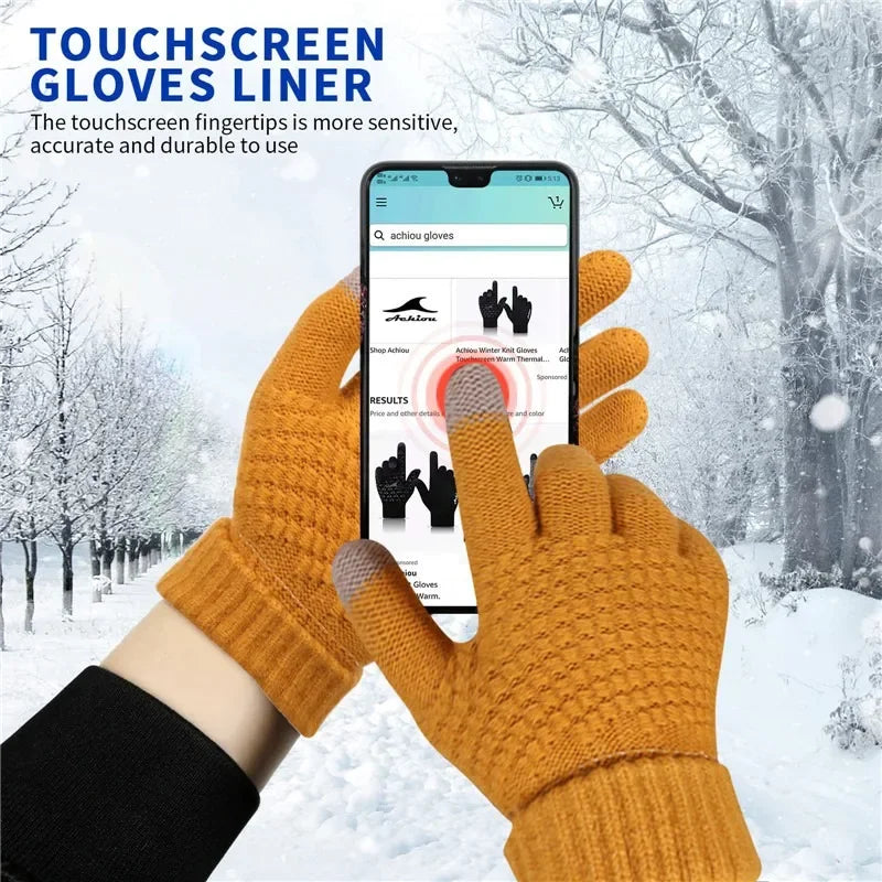 Women's and Men's Warm Winter Touch Screen Gloves