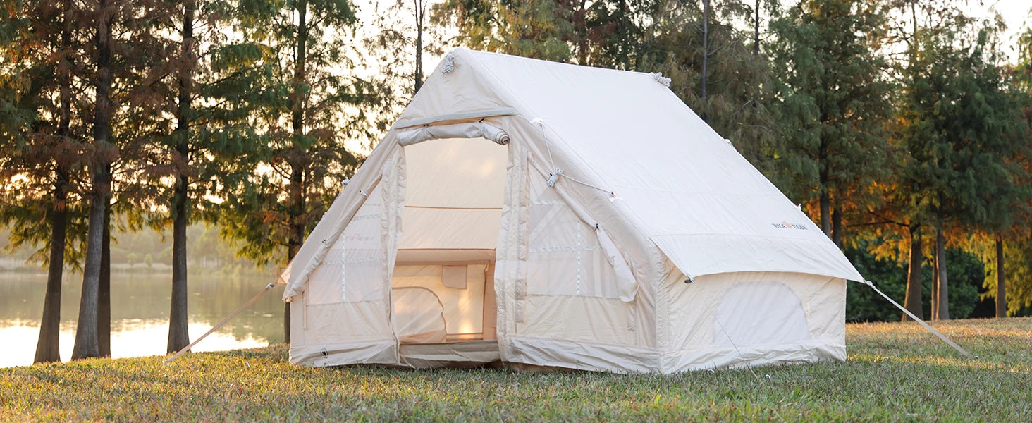 Easy Setup 4 Season Waterproof Windproof Outdoor Blow Up Luxury Cabin Tent
