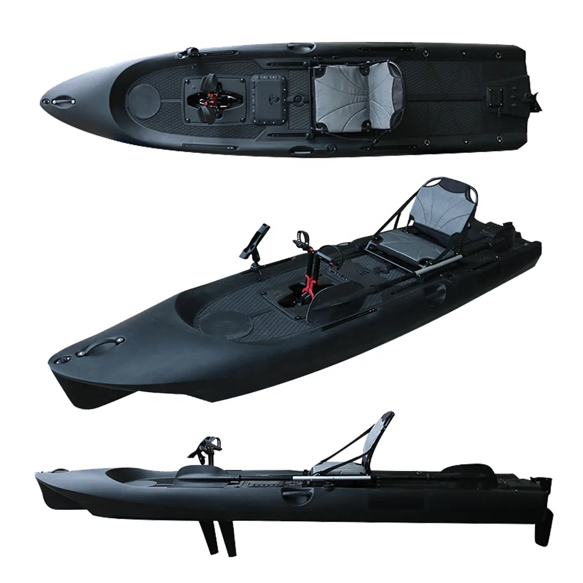 Pedal SUP Fishing  1 Person sit on top Kayak