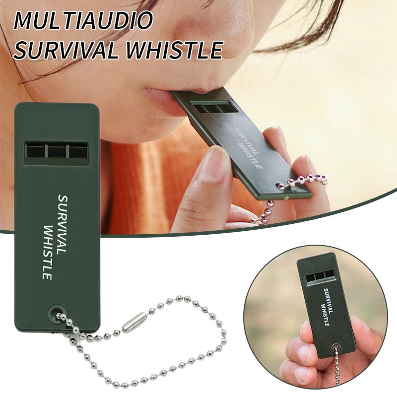 Camping Outdoor Survival Whistle Keychain