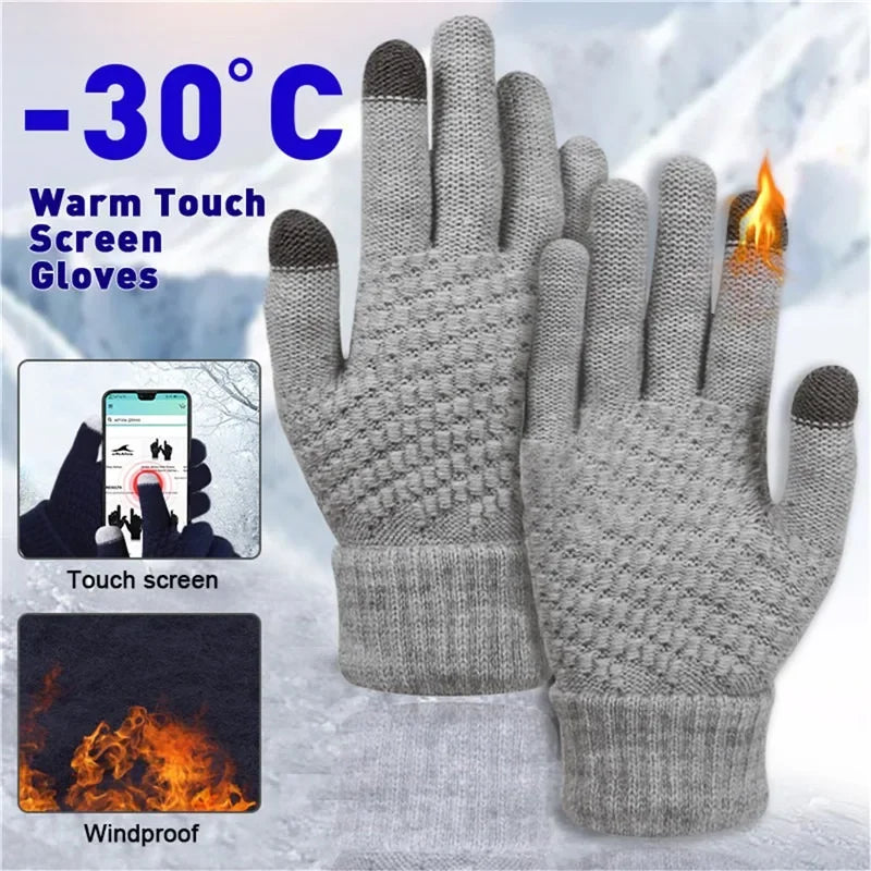 Women's and Men's Warm Winter Touch Screen Gloves