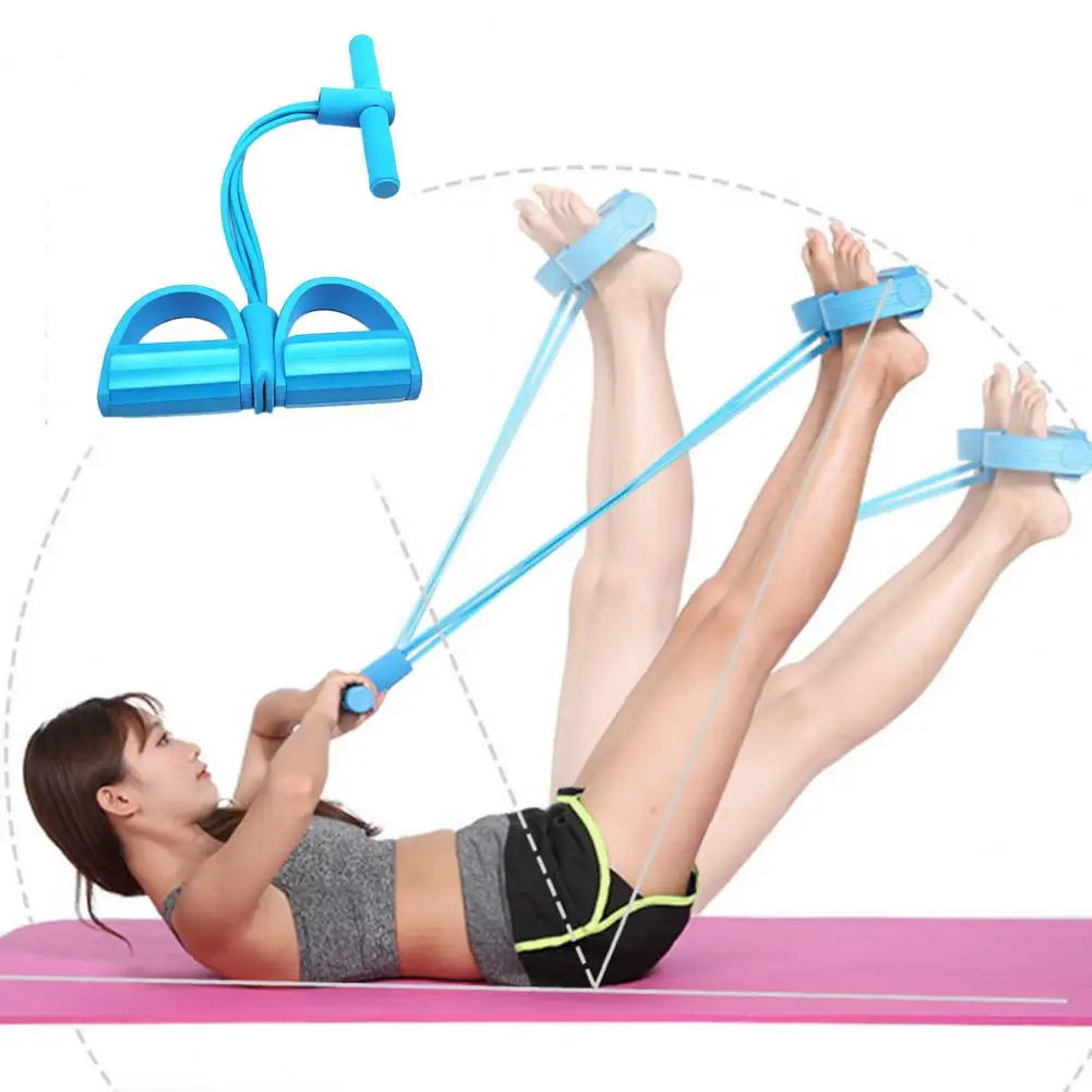 Tension Rope Sit-up Handle Waist Abdomen Exercise