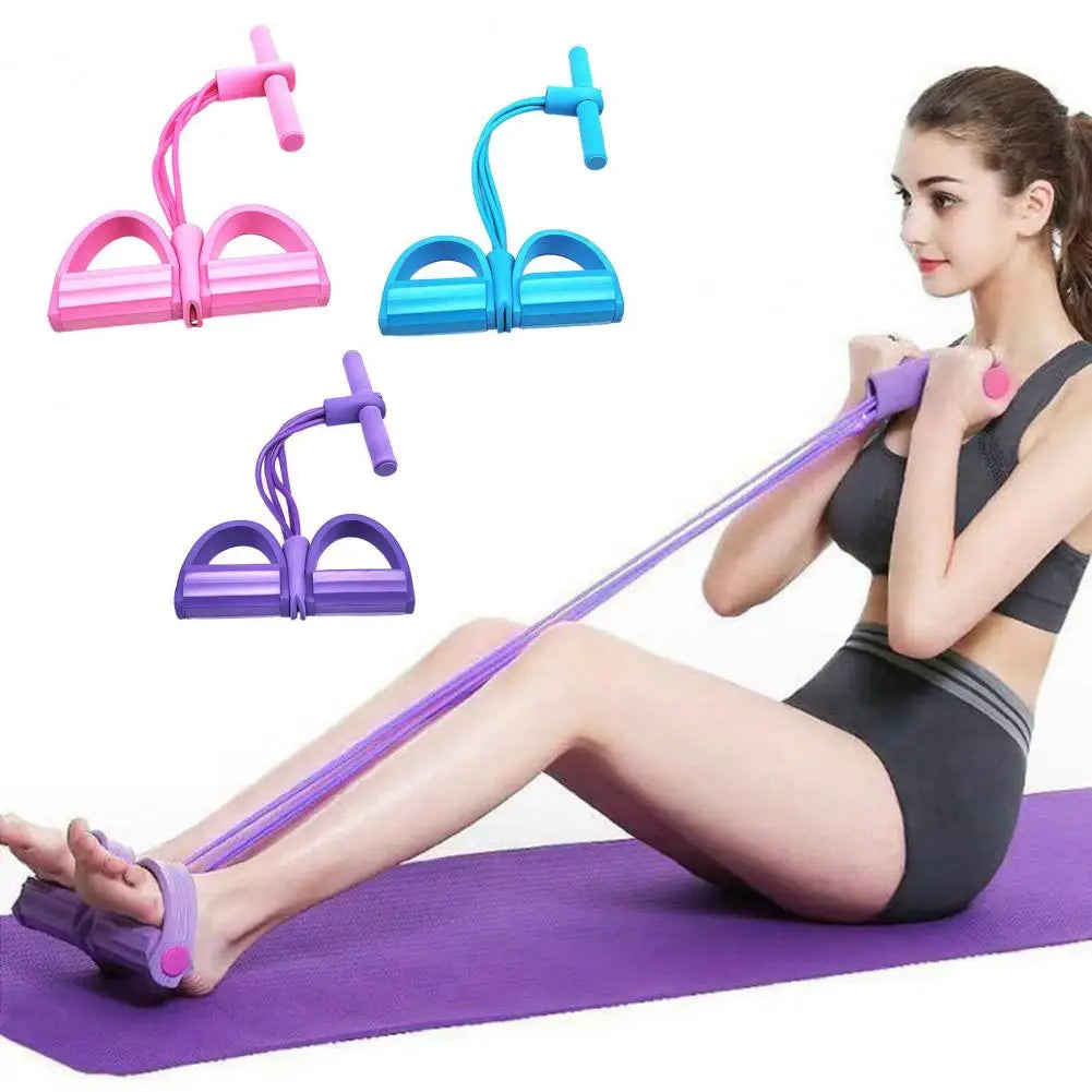 Tension Rope Sit-up Handle Waist Abdomen Exercise