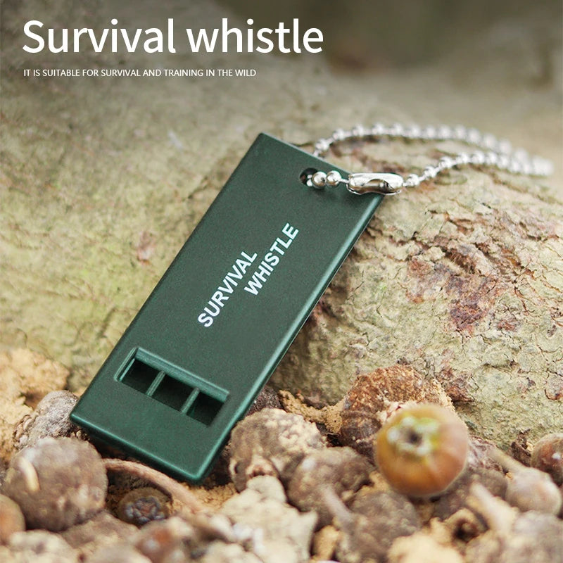 Camping Outdoor Survival Whistle Keychain