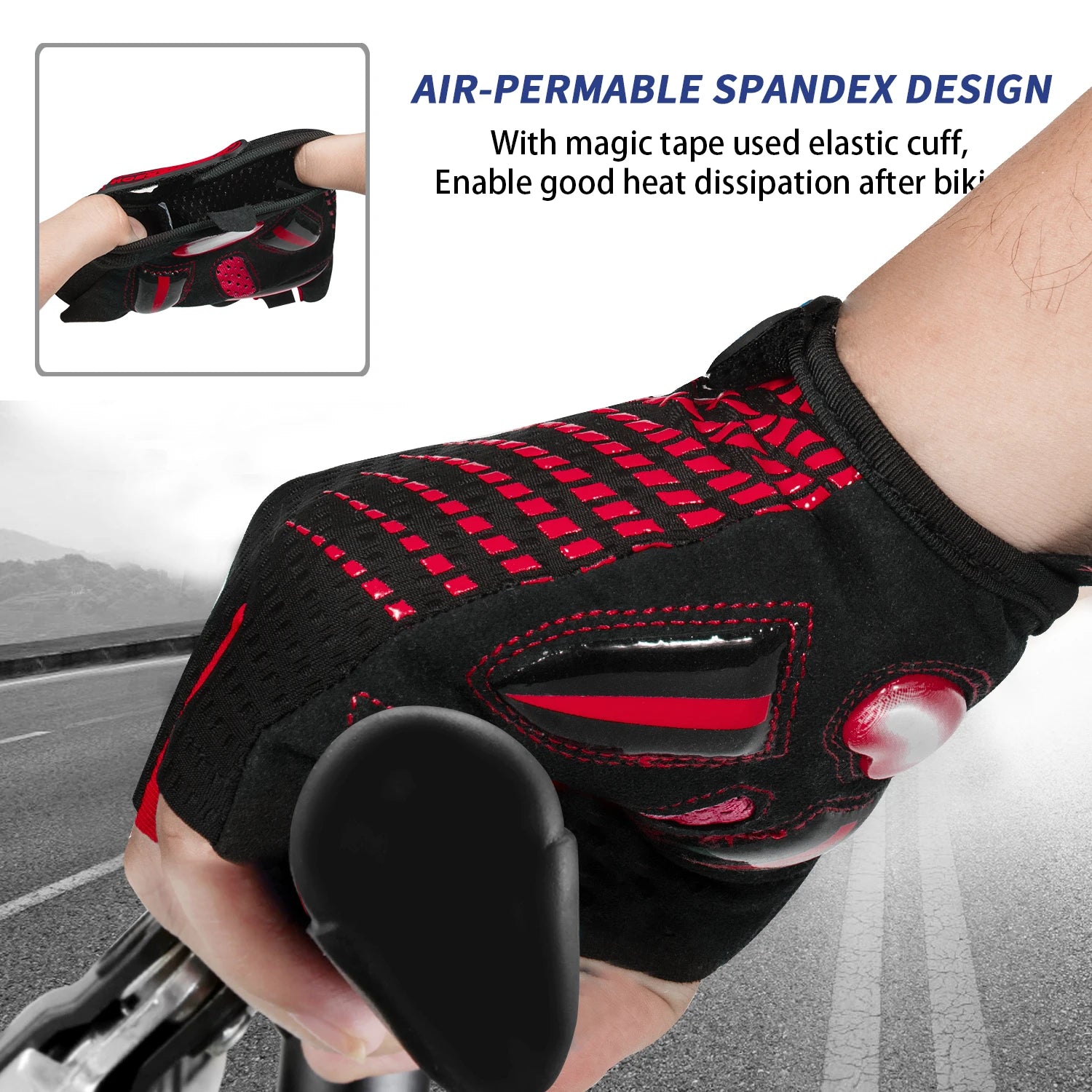 MOREOK Breathable 5MM  Bike Gloves